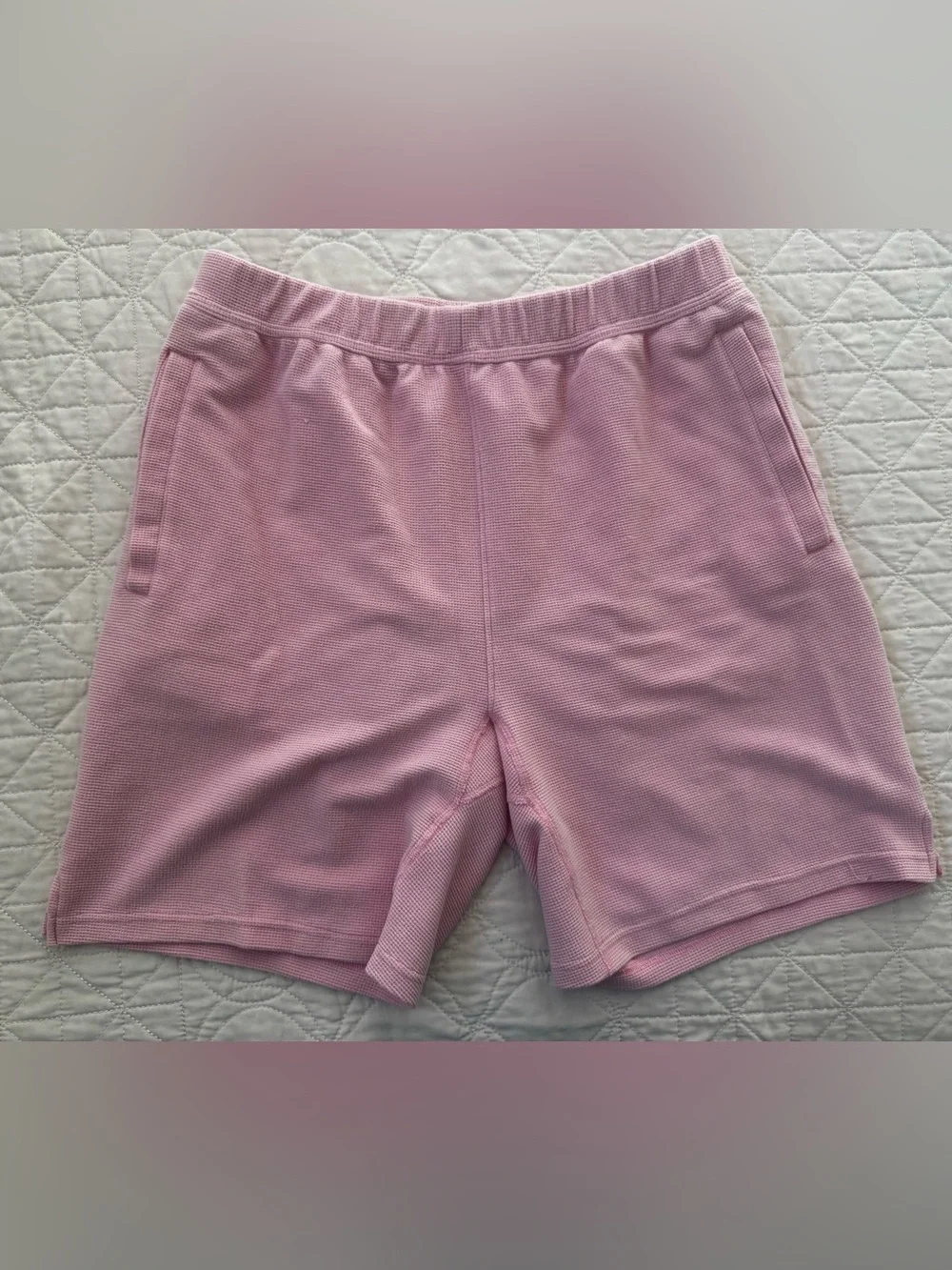 Jambys Waffle Knit Lounge Shorts Bundle Pink Purple